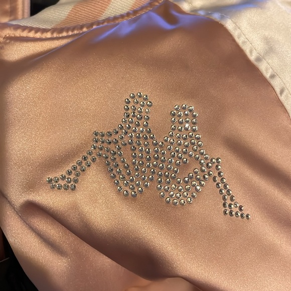 New juicy couture & Kappa Crystal logo satin bomber - Picture 7 of 8